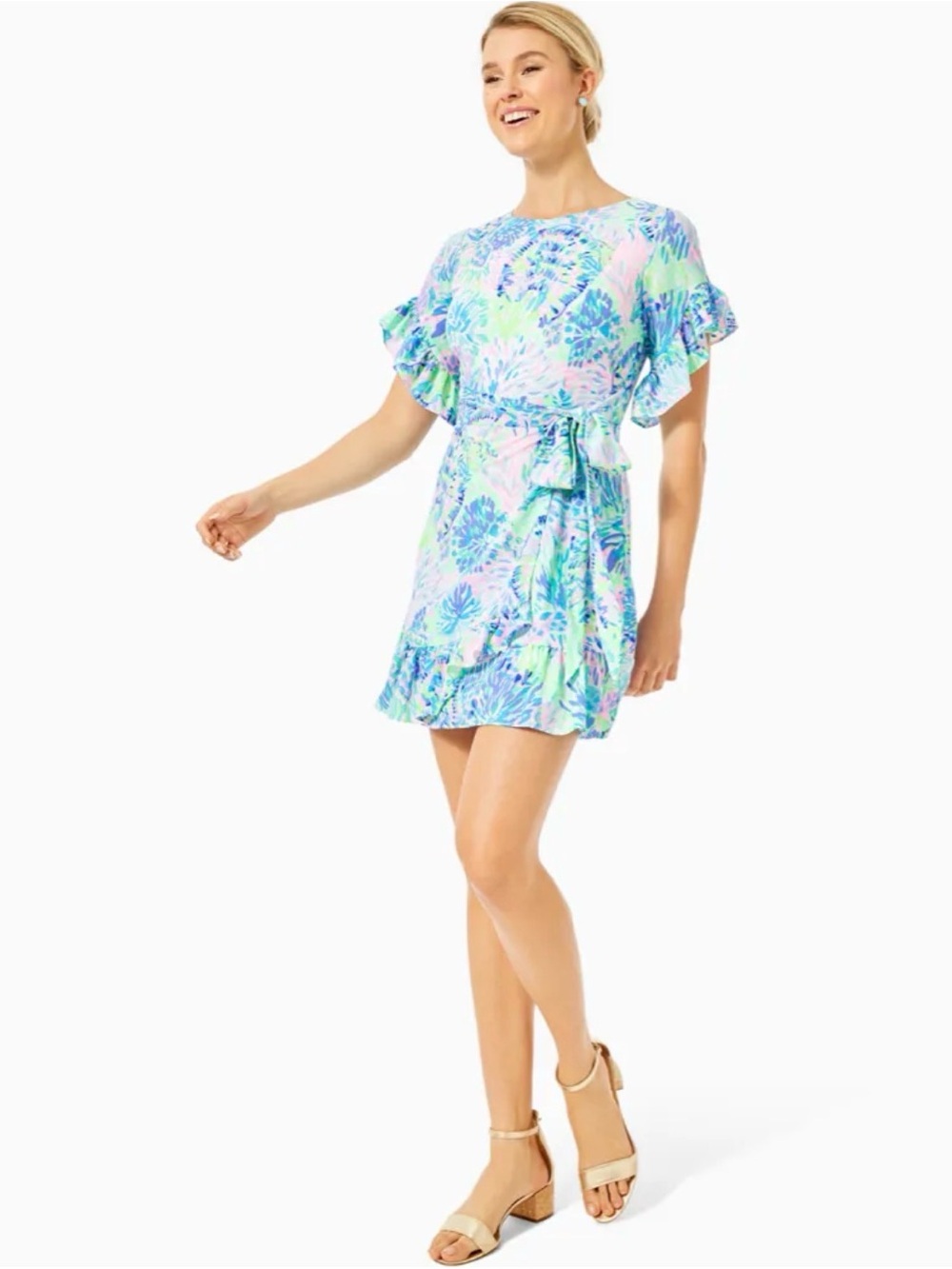 Lilly Pulitzer Darlah Stretch Dress- Shell of a Party